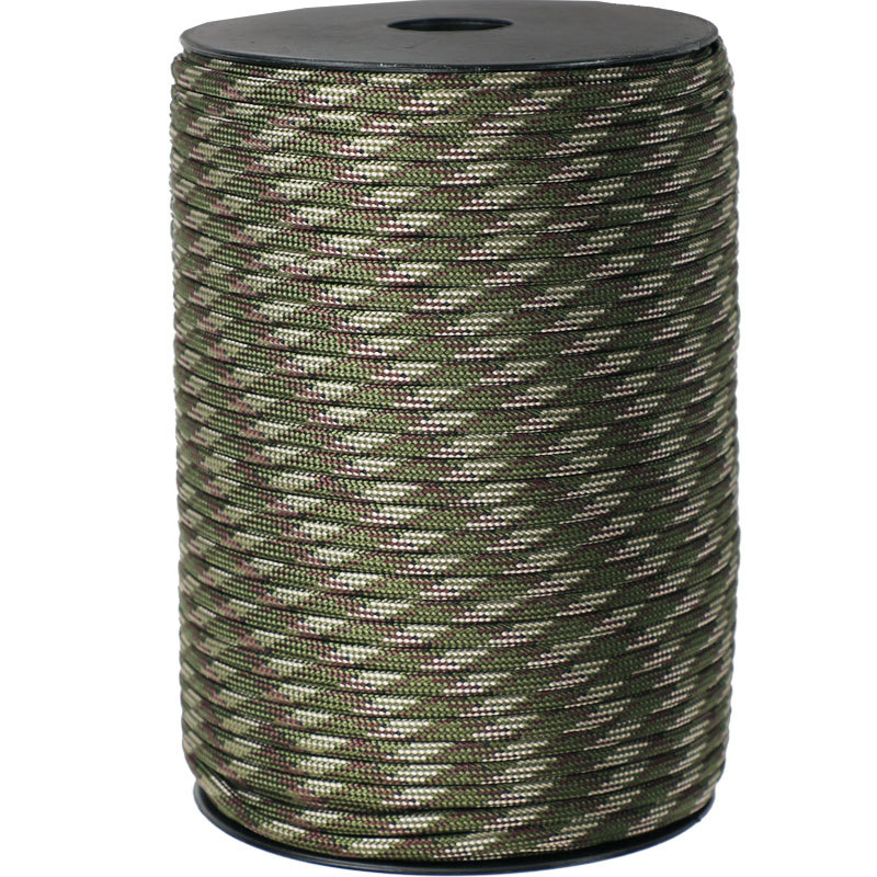 30M/100M 550 Tiêu Chuẩn Quân Đội 9 Lõi Dây Paracord 4Mm Ngoài Trời Dây Dù Sống Còn Ô Dù lều Dây Buộc Dây Phơi Quần
