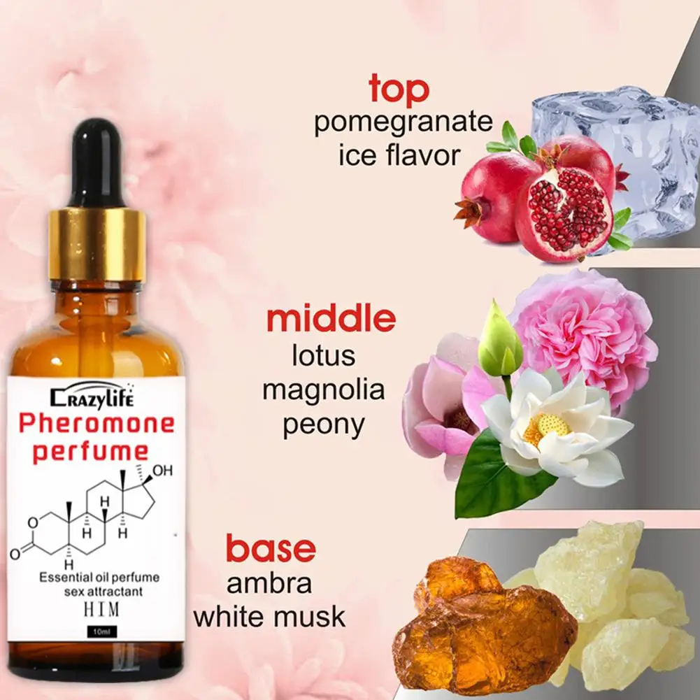 10ml ยาวนานน้ําหอมฟีโรโมนน้ํามันหอมระเหยสําหรับผู้หญิงดึงดูดผู้ชายน้ําหอมกระตุ้น Flirting Passion