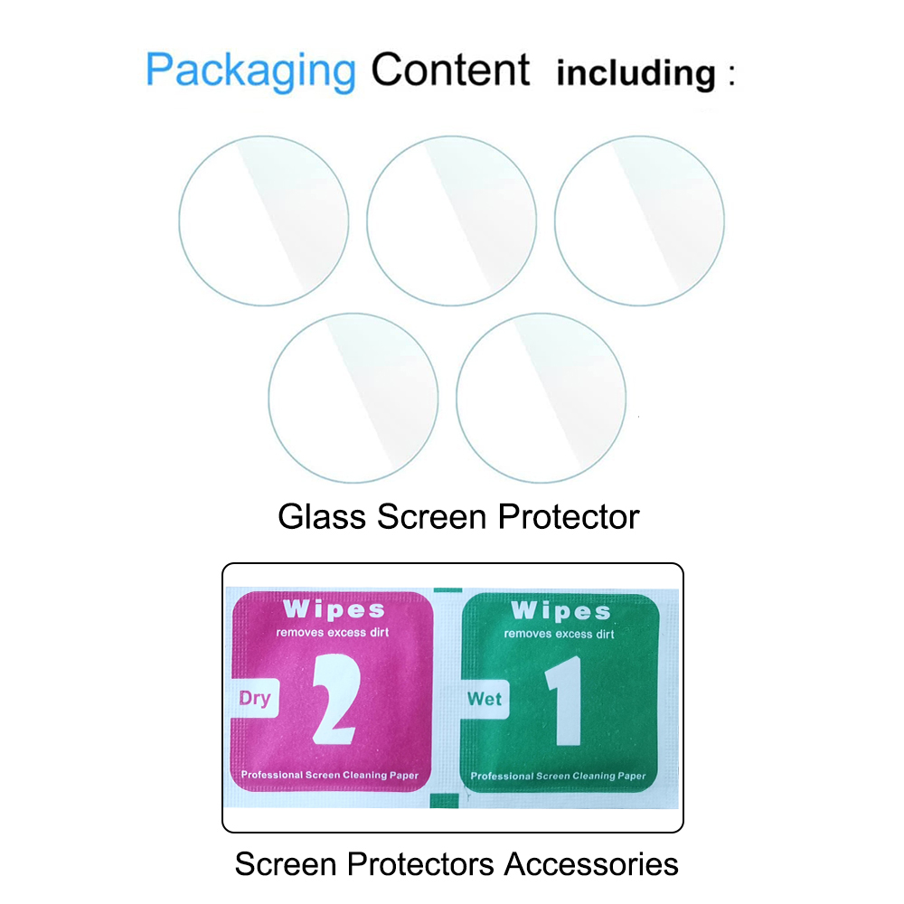 Vidro temperado para samsung galaxy watch 6 40mm 44mm hd película protetora de tela anti-risco para galaxy watch 6 clássico 43mm 47mm