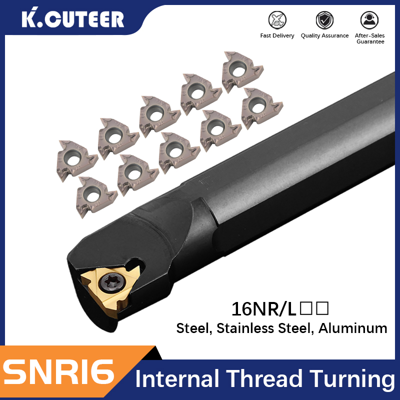 SNR0013M16 SNR0016Q16 SNR0020R16 SNR0025S16 CNC Internal Thread Turning Tool rod 16IR/NR Inserts Lathe SNR Holder