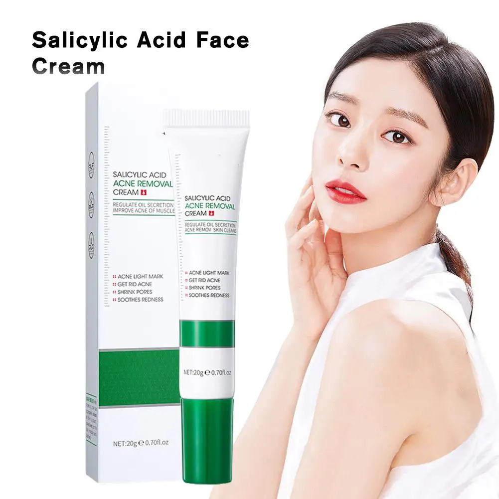 20g di acido salicilico Shrink Pore Cream eliminazione pori grandi rimuovi il viso Blackehead prodotto per la cura della pelle riparatore liscio