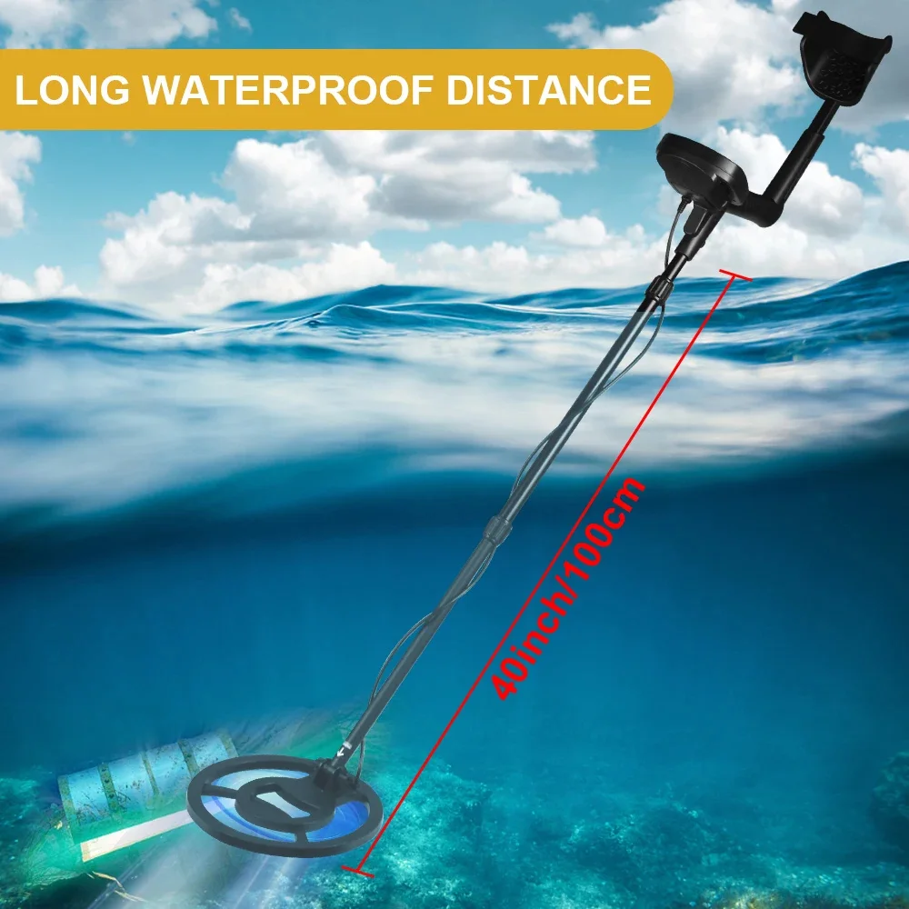 MD830 Metaaldetector Ondergrondse Diepte 2,5 m Scanner Zoeken Hoge precisie Gouddetector Treasure Hunter Detecteren Pinpointer