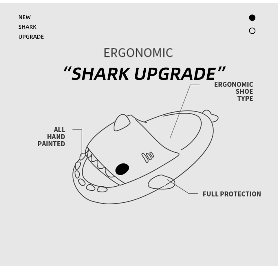 Feslishoet Pantofole Shark Morbide Beach Cloud Platform Scivoli da bagno per interni da donna Ciabatte estive Fuori Scarpe da uomo in EVA