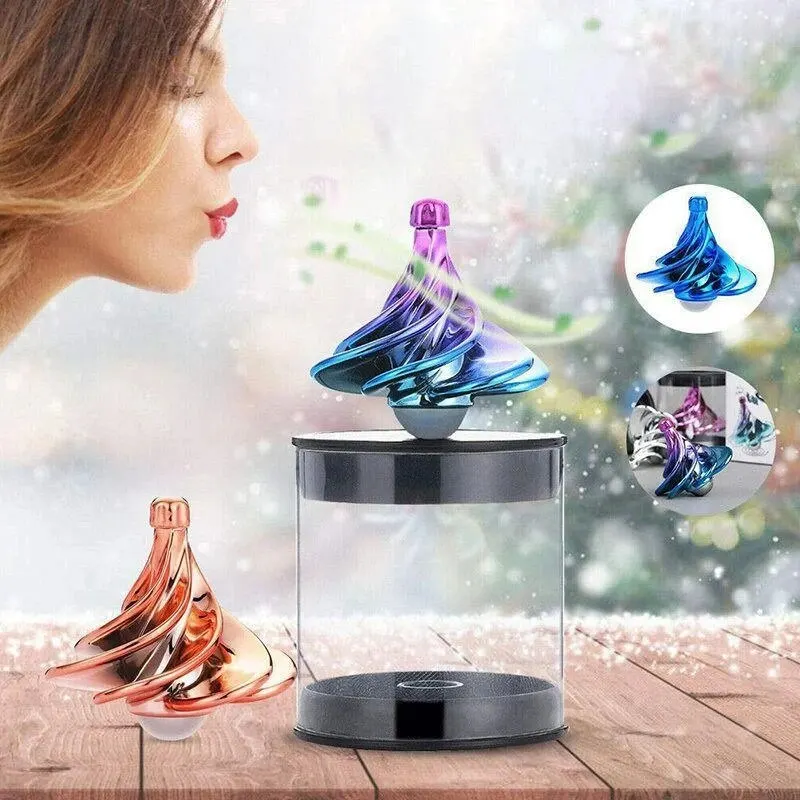 โต๊ะลม BlowingToy หมุนกระเป๋าของเล่น Fidget Kinetic Spinner ผู้ใหญ่ความเครียดบรรเทาของเล่นเด็กวันเกิด Xmas ของขวัญ