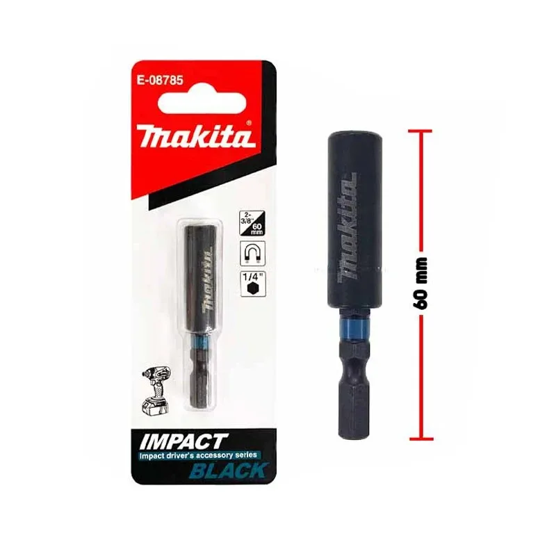 MAKITA E-08785 extensión de soporte de broca magnética de impacto 1/4 "hexágono resistente a la oxidación Taladro Inalámbrico accesorios de herramientas eléctricas