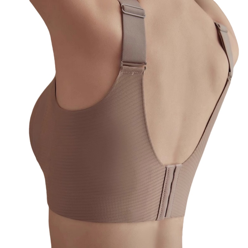 Бюстгальтеры пуш-ап для женщин Бюстгальтер без косточек Бесшовное нижнее белье Топы с v-образным вырезом Чашка B Сексуальное женское белье Регулируемые широкие бретели Нижнее белье M-4XL