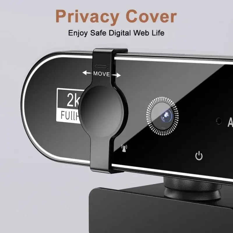 Cámaras web 4K Cámara web USB con micrófono Autofocus Cámara 2K PC Computadora Portátil Transmisión en vivo Cámara web 1080P para videollamadas