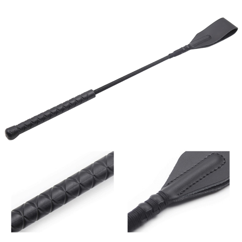 Portable PU Leather Horse Whip, Riding Crop Props, Outdoor Lash Supplies for Equestrian Horses, Stage Performance