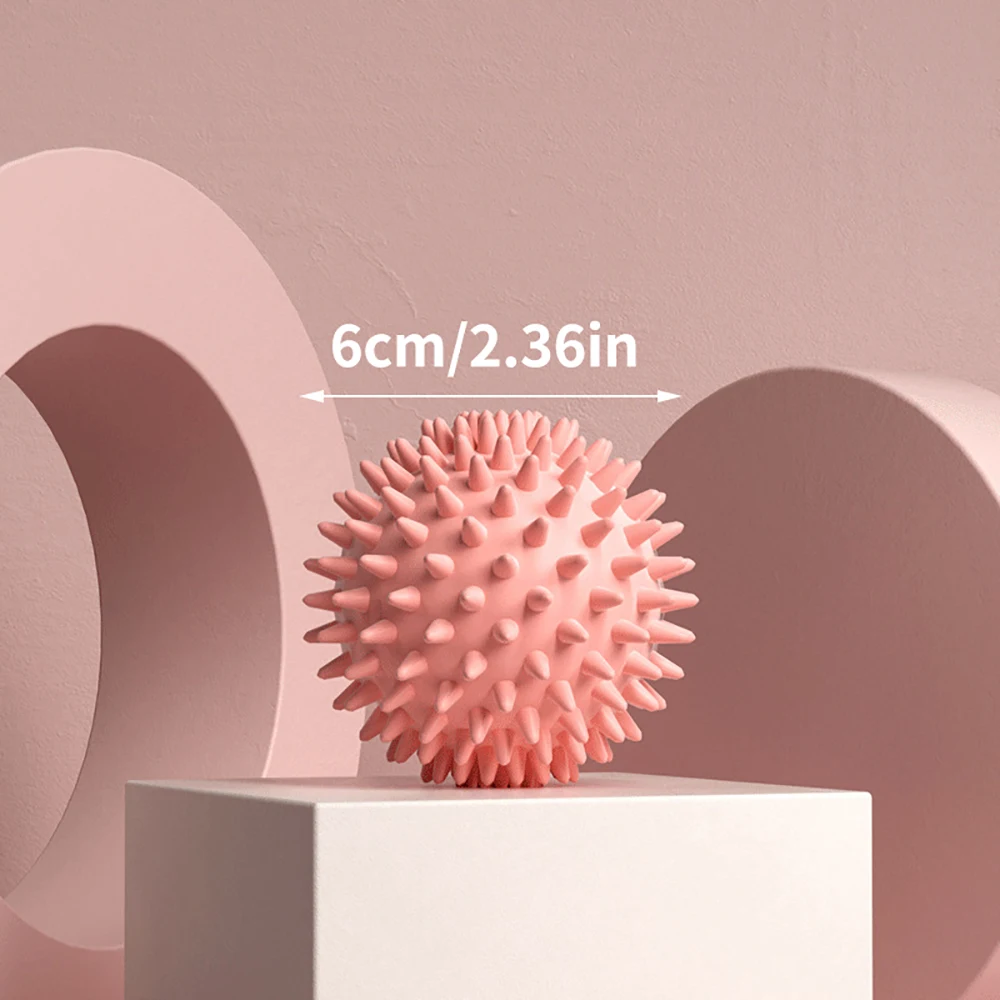 หลายสีนวดนวด Spiky เนื้อเยื่อลึก Trigger Point กล้ามเนื้อบรรเทาอาการปวดทนทาน Hedgehog Fascia Ball