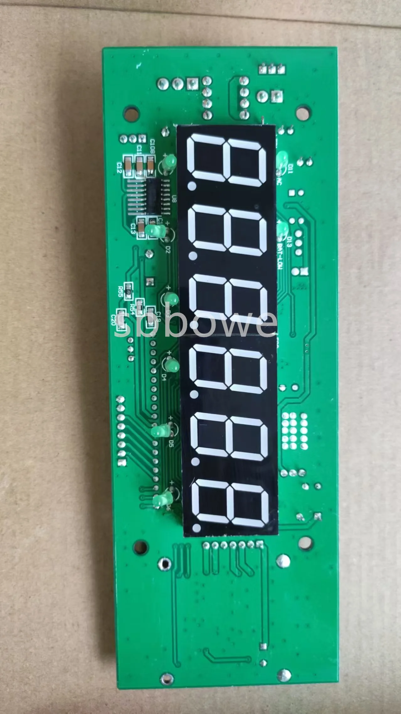 Placa PCB A12E, vermelha e verde, 220V