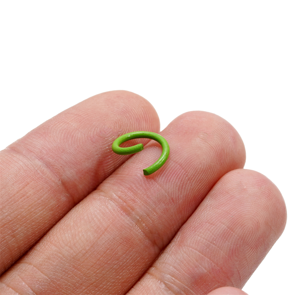 100 stks/partij 1.2x10mm Kleurrijke Open Ringetjes Split Ringetje Connector Voor Diy Sieraden Maken Bevindingen Accessoires benodigdheden