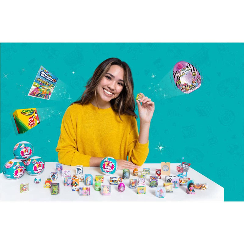 5 Surprise Mini Brands Serie 1, von ZURU Mystery, echtes Miniatur-Sammelspielzeug, Kapsel, Anime-Figur, Spielzeug, Geburtstagsüberraschungsgeschenk