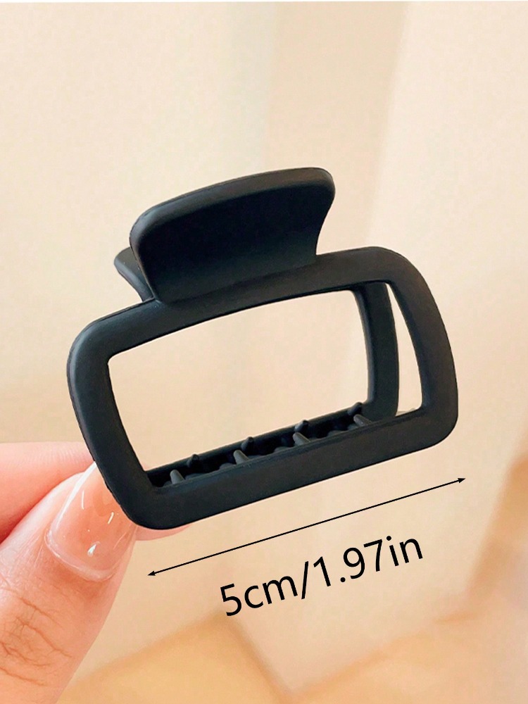 4 Stück quadratische leichte Haarklammer für Damen, modisch, elegant, Haar-Accessoire-Clip, geeignet für Haar-Styling-Make-up