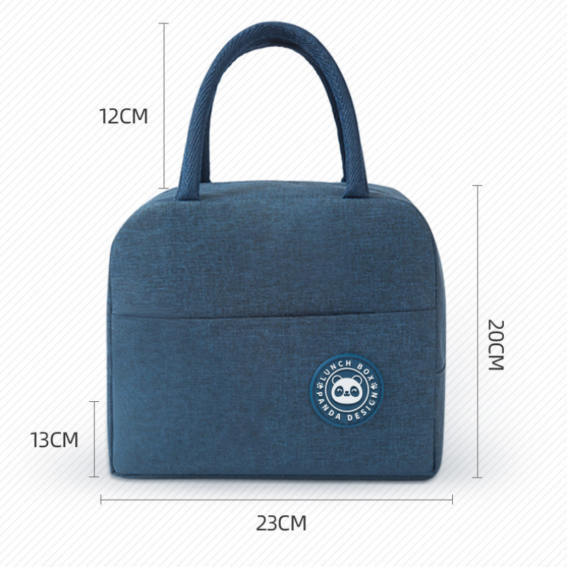 Clearance_Portable กระเป๋าเก็บความเย็นแพ็คน้ําแข็งกล่องอาหารกลางวันฉนวนกันความร้อนฉนวนความร้อนอาหารกระเป๋าปิคนิคกระเป๋าสําหรับเด็กเด็ก B