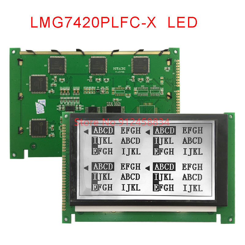 LMG7420PLFC-X Wyświetlacz modułu LCD do LMG7420 PLFC X Rev.A Rev.C Rev.D