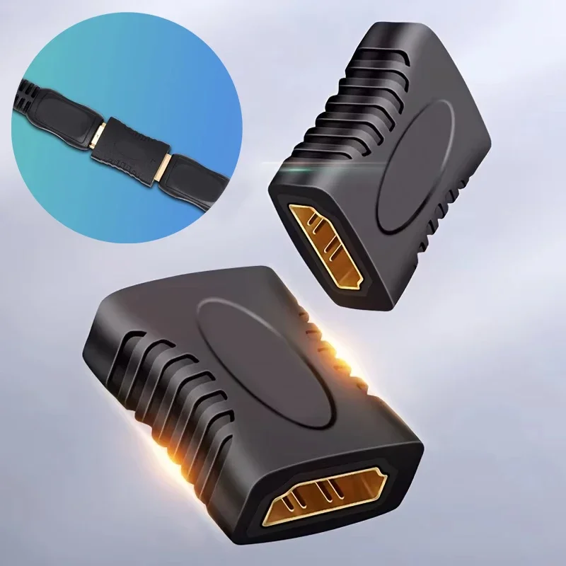1-2PCS 4K Extender Female To Female Converter Extension Adapter For Monitor Display Laptop PS4/3 PC TV Hdmi Cable Extension