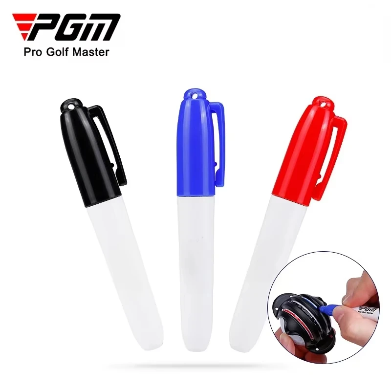 PGM 3pcs 골프 마커 특수 마커는 방수 기능이 있으며 퇴색하기 쉽지 않으며 휴대가 간편합니다.