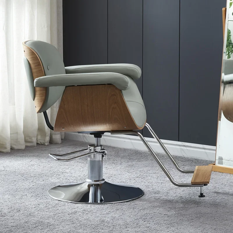 Salon ที่ไม่ซ้ํากันตัดผมเก้าอี้ Professional Simple Nordic Modern ตัดผมเก้าอี้อินเทรนด์สบาย Silla Barbero เฟอร์นิเจอร์เชิงพาณิชย์