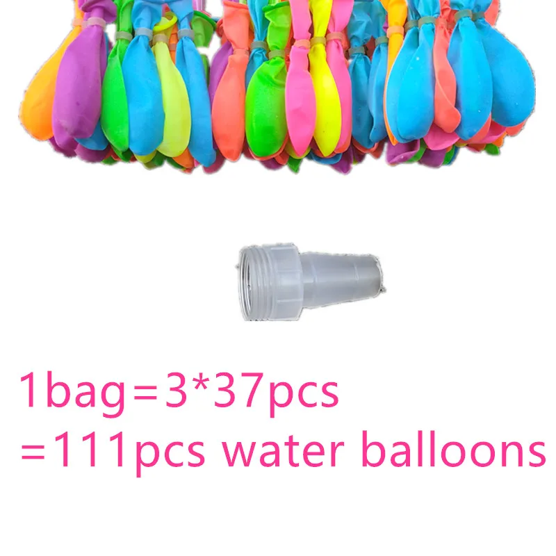 111pcs Water Bombs Balloon Incrível enchimento Magic Balloon Crianças Água Guerra Jogo Suprimentos Crianças Verão Ao Ar Livre Praia Toy Party