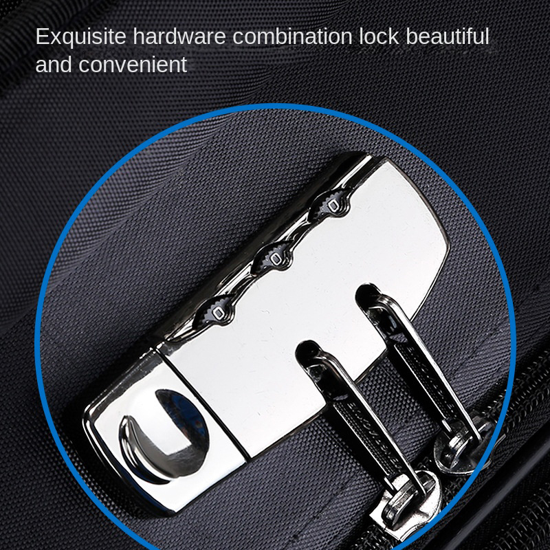 กระเป๋าเดินทางแบบลากอเนกประสงค์กันน้ำกระเป๋ารถเข็น kopor perjalanan ความจุมากผ้าอ๊อกซ์ฟอร์ดล้อขนาด20นิ้วสำหรับถือขึ้นเครื่อง