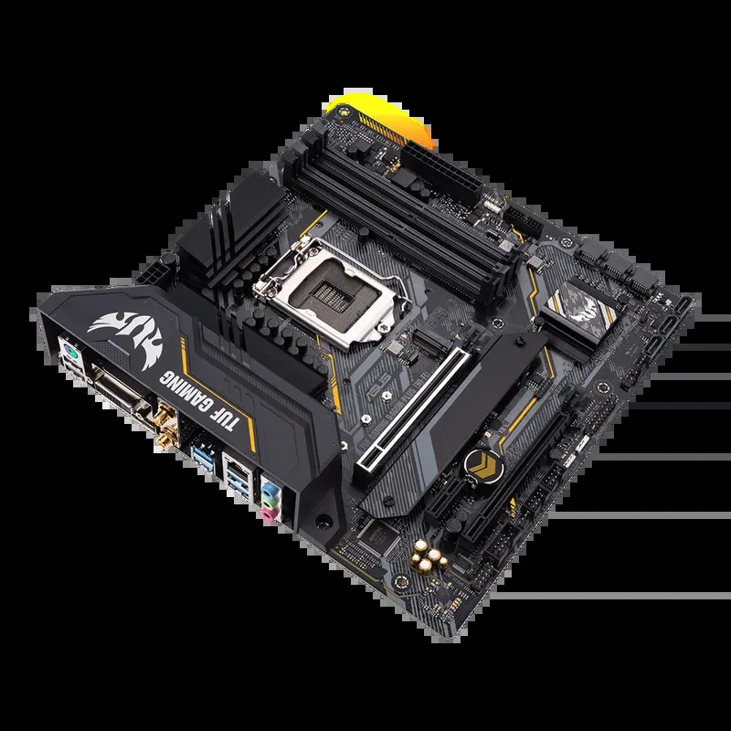 Aotesier TUF GAMING B460M-PLUS (WI-FI) Intel B460 (LGA 1200) placa base micro ATX DDR4 128G PCI-E 4,0 M.2 HDMI USB 3,2 ATX