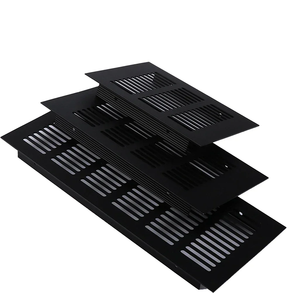 150Mm Thông Gió Nướng Nhôm Hình Chữ Nhật Lưới Thoáng Khí Tủ Tủ Quần Áo Lỗ Thông Khí Ốp Tản Nhiệt Dạng Lưới Thông Thoáng-Bao Da Xả Lưới