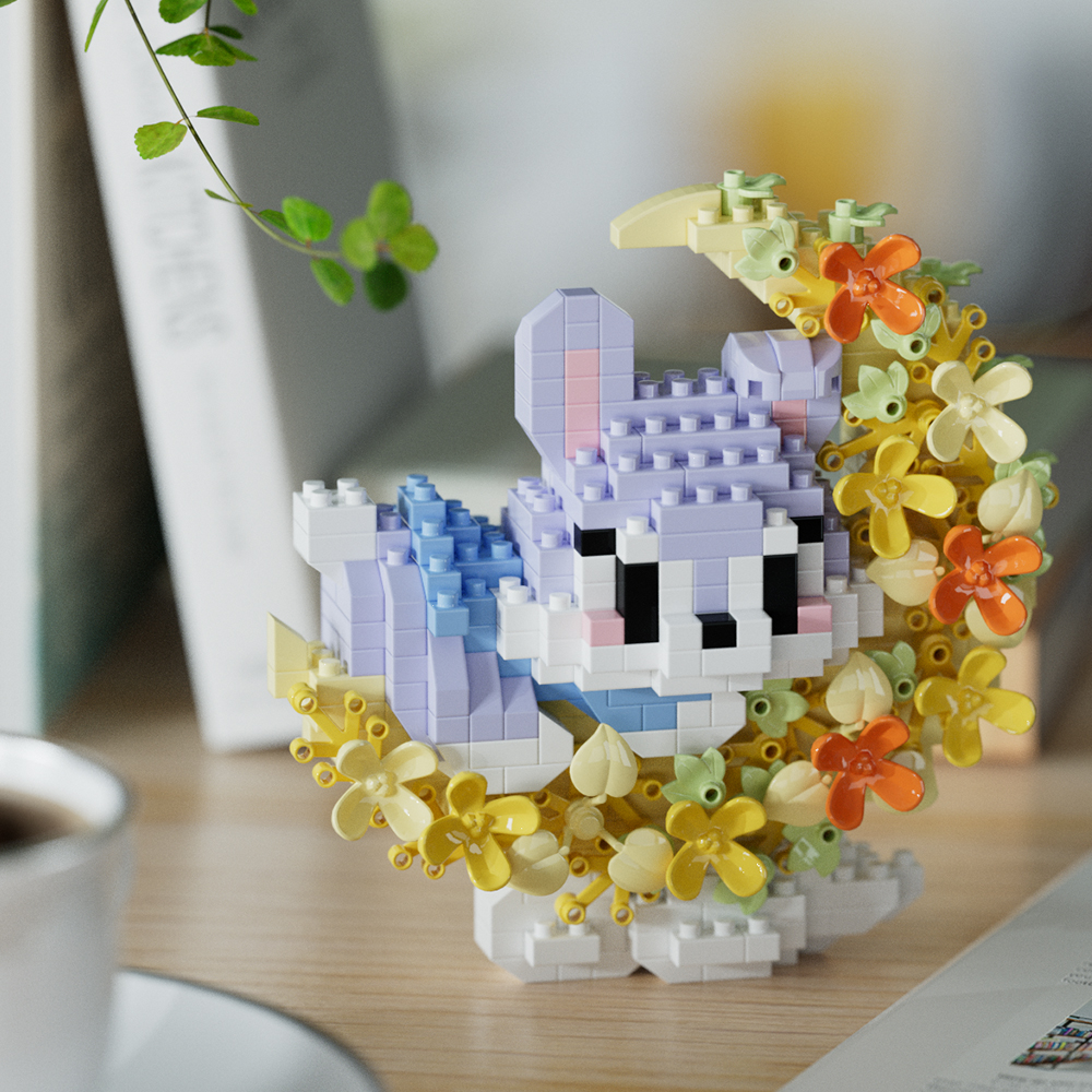 Mini Dog Cat panda raccoon สัตว์เลี้ยงน่ารักขนาดเล็ก Building Block ชุดเครื่องประดับของเล่นเด็กวันเกิดคริสต์มาสของขวัญเด็ก