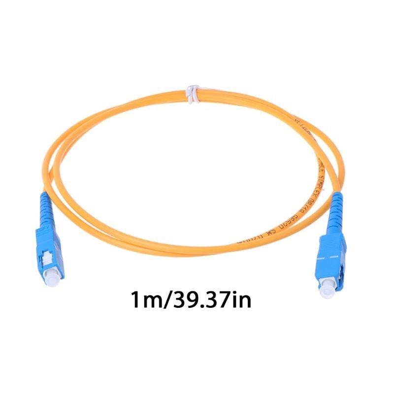 Cable de puente de fibra óptica SC/UPC-SC/UPC-SM, Cable de parche de extensión de modo único, 3mm