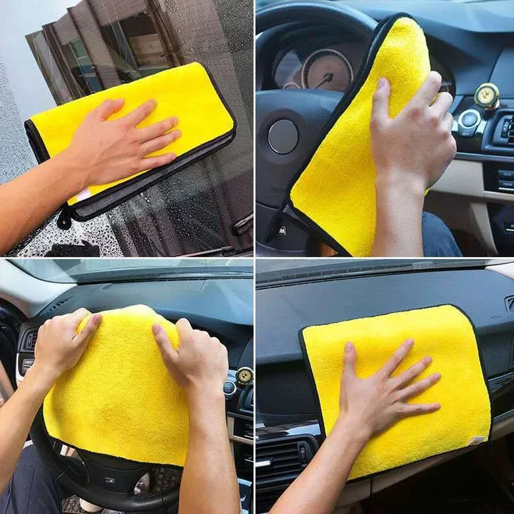3/5/10 pçs toalha de microfibra para lavagem de carro 30*30cm / 30*60cm pano de secagem de limpeza de carro pano de cuidados toalha de lavagem de carro toalha de cozinha