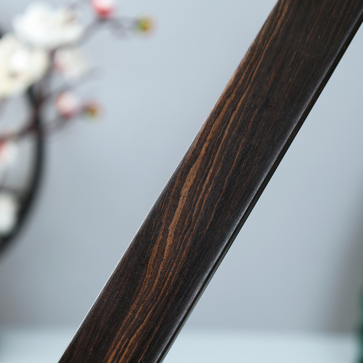 40CM 단단한 나무 보라색 백단 패들 말 채찍, 수제 디럭스 승마 작물 채찍, 박쥐 말 채찍, 술이 달린 손잡이