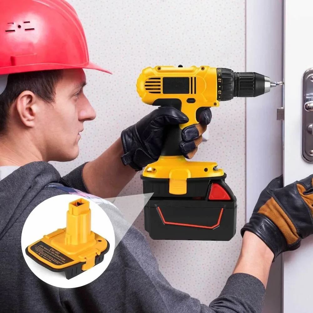 USB 変換付きバッテリーアダプター DeWalt 20V ミルウォーキー 18V リチウムバッテリーから DeWalt NiCad & NiMh バッテリー電動工具用