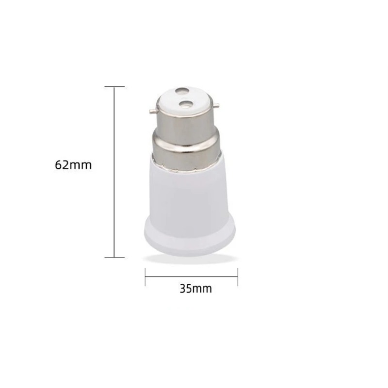 1/4 stücke B22 Zu E27 Adapter Edison Schraube Glühbirne Adapter Konverter LED Lampe Halter Umwandlung Birne Basis beleuchtung Zubehör