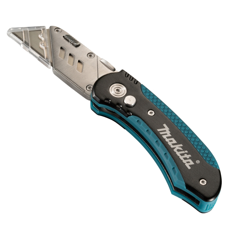 Makita E-11520 Retractable Quick Change Folding Utility Knife Compact Multi functional High-performance Easy Cutting Hand Tool