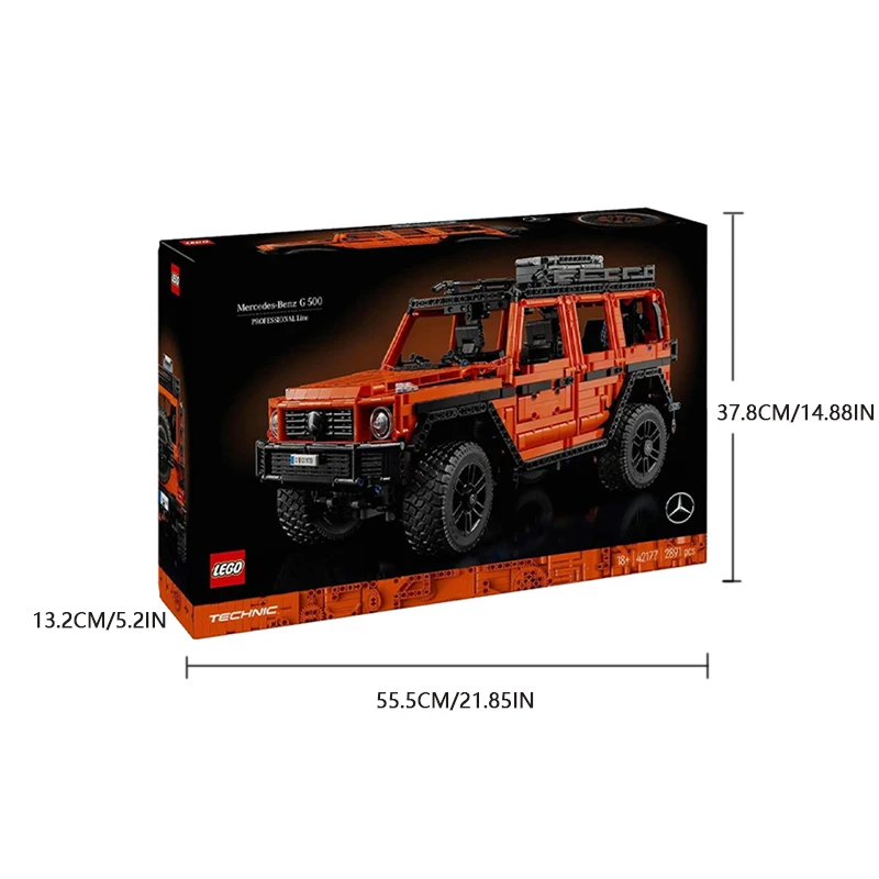 Lego Mechanical Group 42177 is a Mercedes Benz G 500 model suitable for players aged 18 and above to assemble
