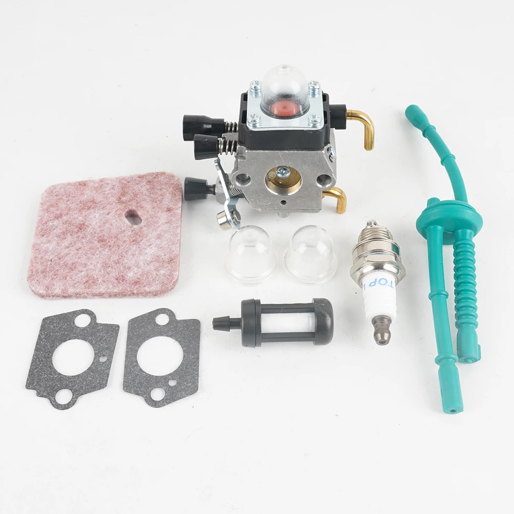 Aparador de grama com filtro carburador junta carb para stihl fs38 fs45 fs46 fs55 km55 fs45 fs85 C1Q-S66 C1Q-S71 C1Q-S97 C1Q-S186A