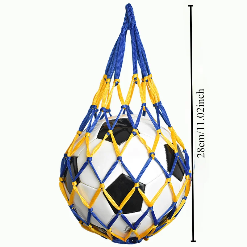 1PC ball net tasche basketball einkaufstasche jugend fußball net außen sport nylon mesh lagerung ball typ verdickte net tasche