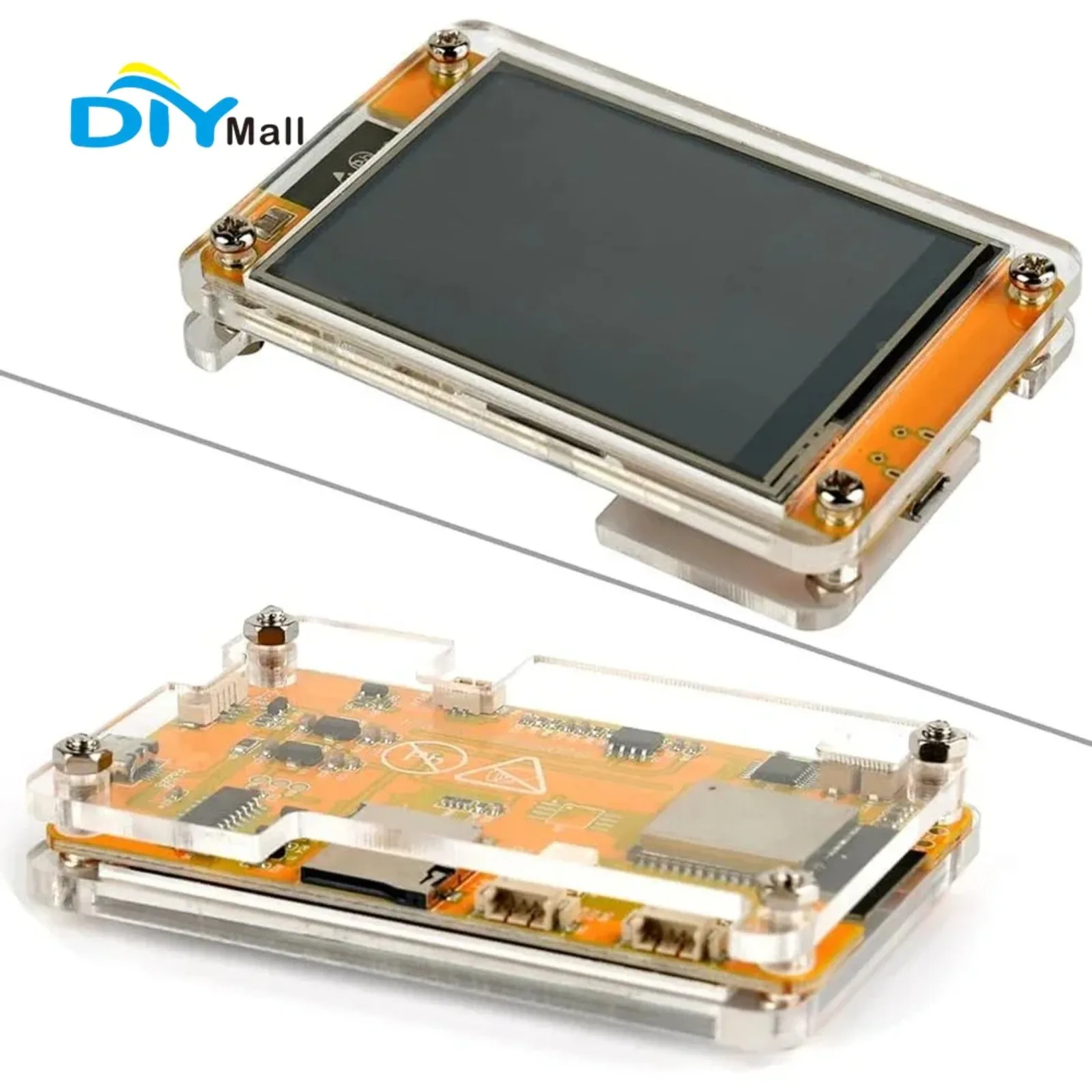 ESP32-2432S028R 2,8" Resistives Touch-TFT-LCD-Modul mit ILI9341-Treiber, 5 V Power, Acrylgehäuse, Entwicklungsboard-Kit