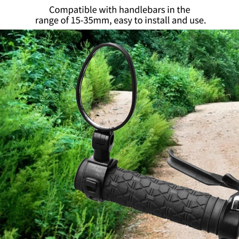 Bike Rearview Mirror 360 Degree Adjustable WideAngle Cycling  Mirror Bicycle Handlebar Rear View Mirror Bike Accessories