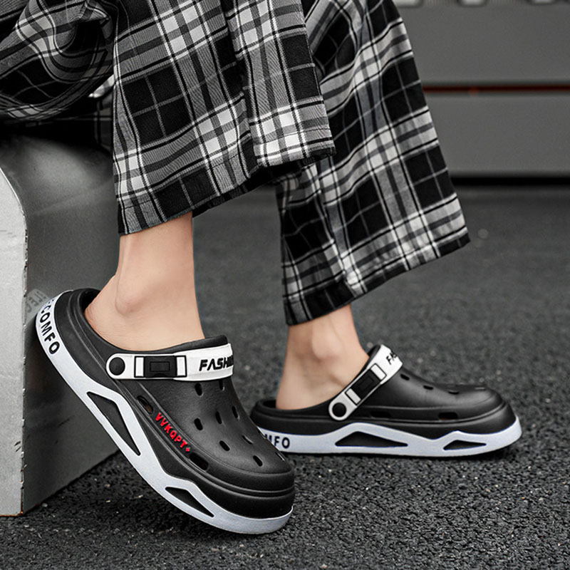 Nieuwe mode sandalen Heren EVA casual comfortabele getuinschoenen outdoor heren strandsandalen indoor home unisex pantoffels