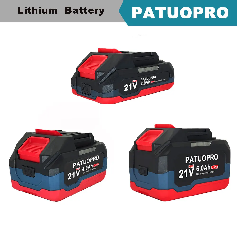 PATUOPRO 18-21 В 2,0 4,0 6,0 Ач литиевая аккумуляторная батарея для Makita 18 В аккумуляторная электрическая дрель гаечный ключ пила отвертка шлифовальная машина