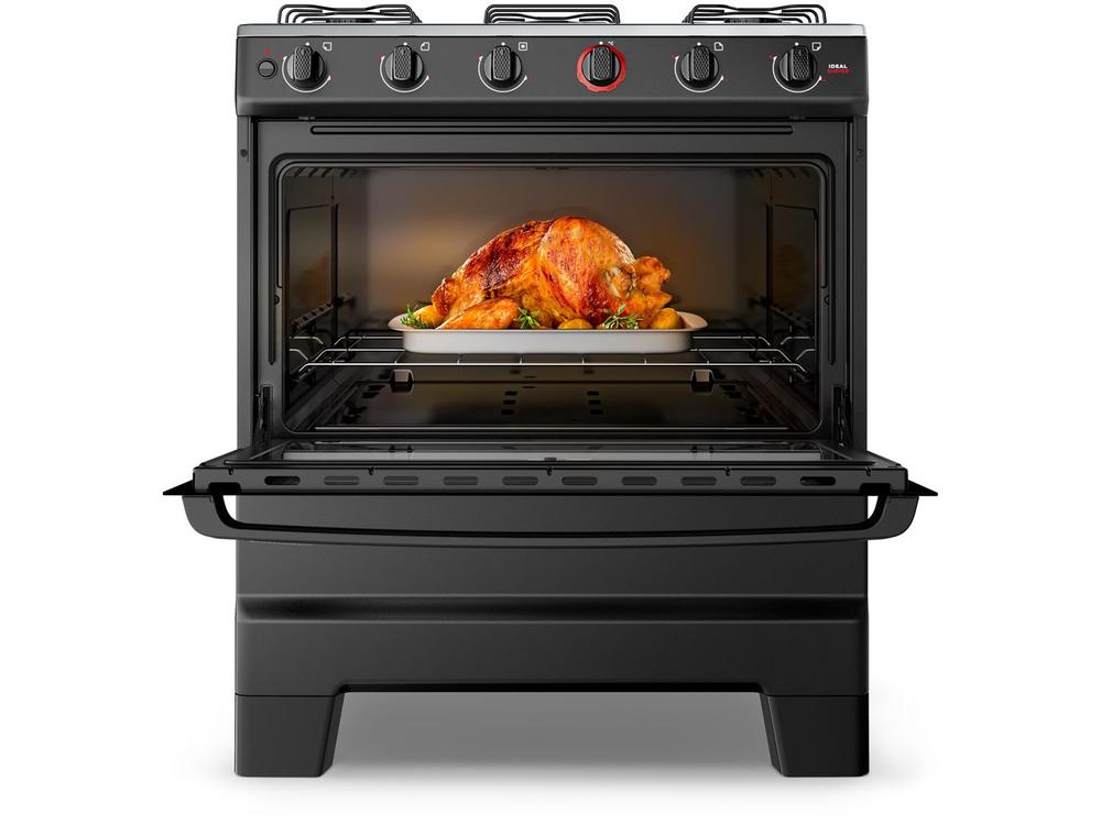 Fogão Elétrico 5 Bocas Esmaltec Ideal Super - Bivolt