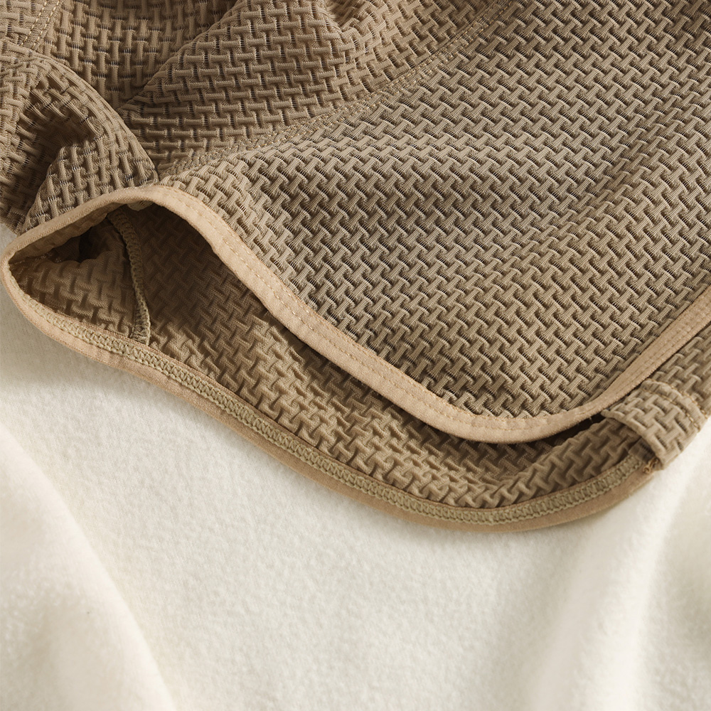 3 unidades/pacote moda gelo seda malha xadrez boxers respirável conforto malha virilha cuecas super macio alta elástica calcinha masculina