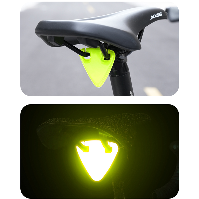 New Product Safety Warning Bicycle Reflective Card Bicycle Saddle Reflective Card Bicycle Accessories