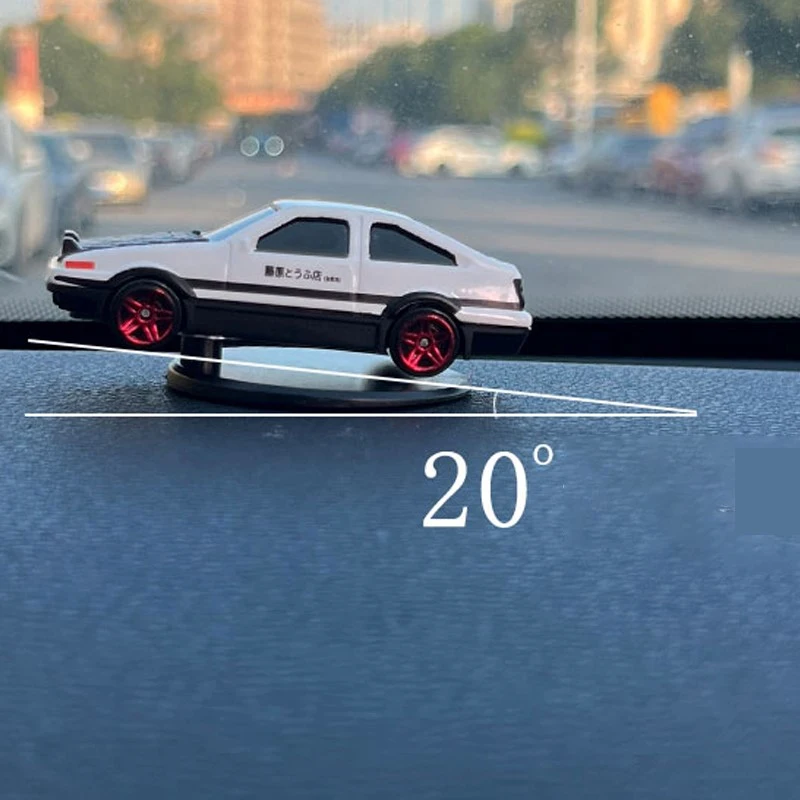 Car For lightning mcqueen  Drift Rotating Ornaments Auto Dashboard Turning AE86 Model Deco Car  Center Console Decoration