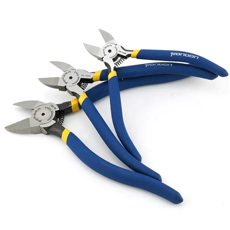 5/6/7 Inch Professionele Kniptang Draad Strippen Tool Side Cutter Kabel Bramen Nipper Elektriciens Diy Reparatie handgereedschap