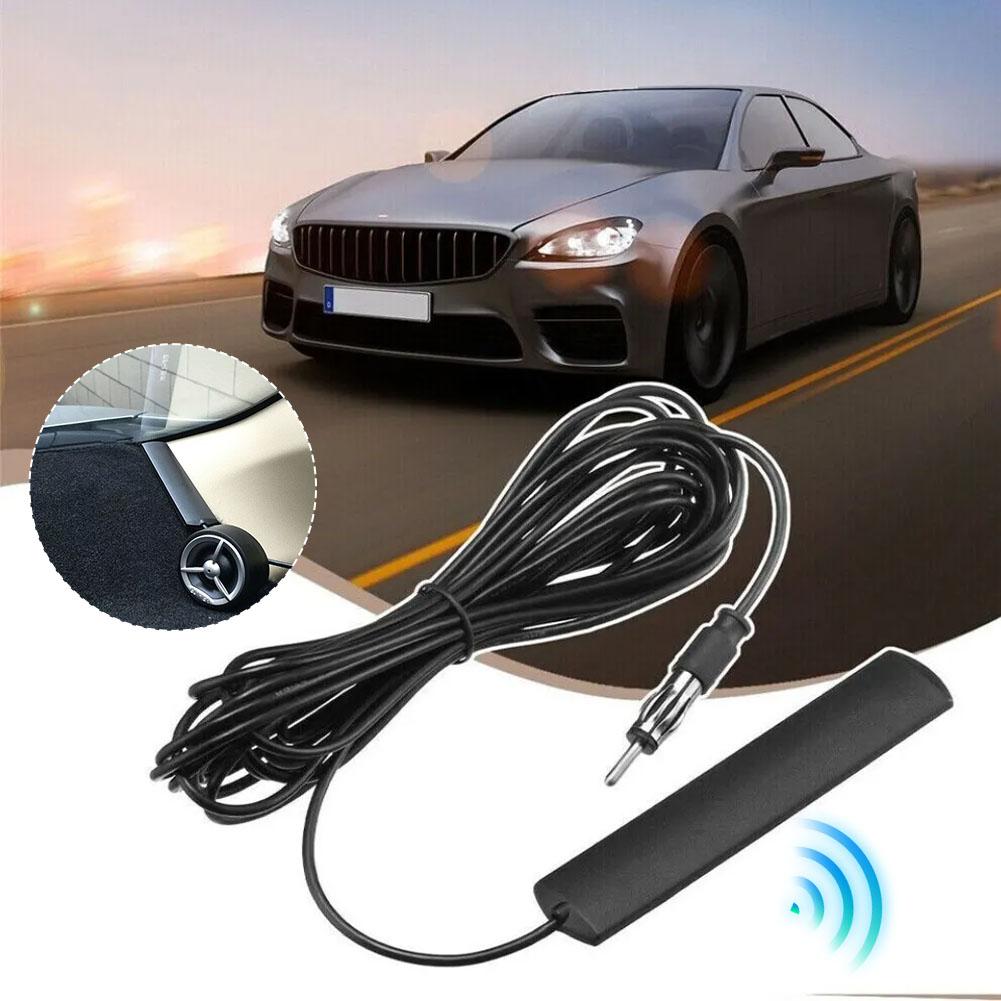 Car Radio Fm Antenna Universal Auto Length Signal Amp Amplifier Vehicle Boat Marine Signal Car Device Enhance Rv T1t4