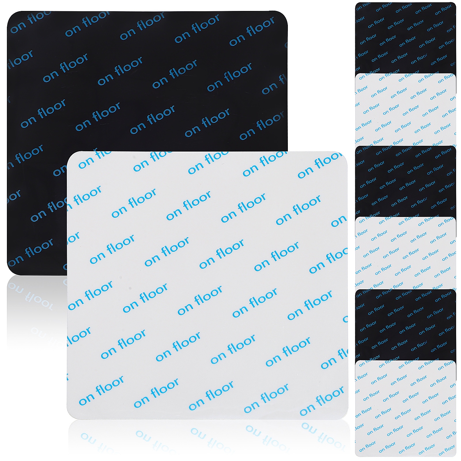 8Pcs Carpet Corner Grips Efficient Anti-Slip Rug Tapes Reusable Non Slip Pads for Various Carpets Rug Pad Grippers