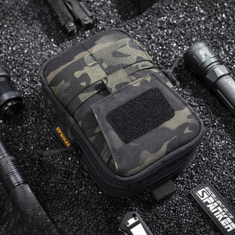 Outstanding Tactical Outdoor Waist Bag for Men Mobile Phone Storage Molle Sub-Kit Hanging Bag Multi-Functional Small Hanging Bag