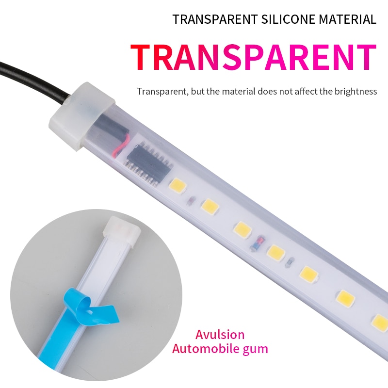 2pcs LED Car Door Opening Warning Atmosphere Light Strip 120cm Decoration Welcome Decor Ambient Lamp Safety Auto Accessories 12v