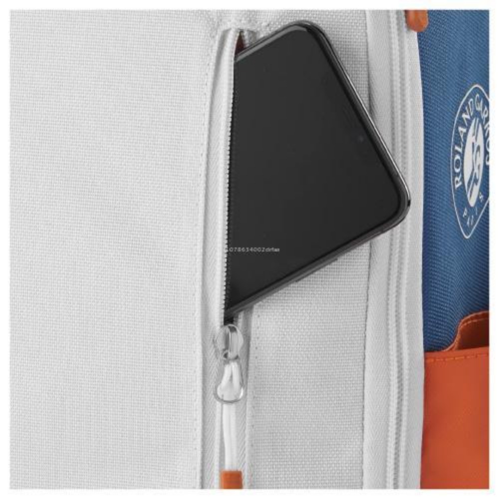 ウィルソンチームローランドガロスバックパック、フレンチオープン、多機能、大容量、オレンジ、ブルー、グレー、ダブルショルダー、テニスバッグ、24